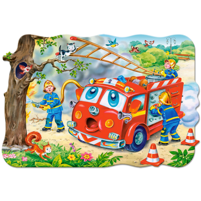 Puzzle 20 piese maxi Pompieri