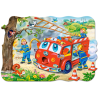 Puzzle 20 piese maxi Pompieri