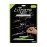 Set gravura pe folie argintie Avioane