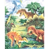 Set creativ educativ - Coloreaza pe numere - Dinozauri