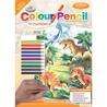 Set creativ educativ - Coloreaza pe numere - Dinozauri