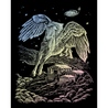 Set gravura pe folie holografica - Pegasus