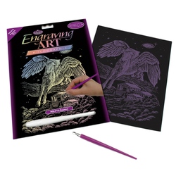 Set gravura pe folie holografica - Pegasus