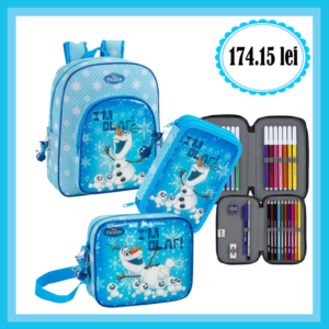 olaf - ghiozdan echipat scoala